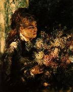 Pierre Renoir Woman with Lilacs china oil painting reproduction